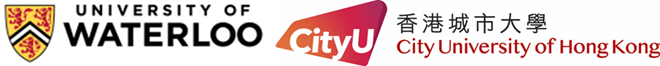Combined City University of Hong Kong and University of Waterloo logo