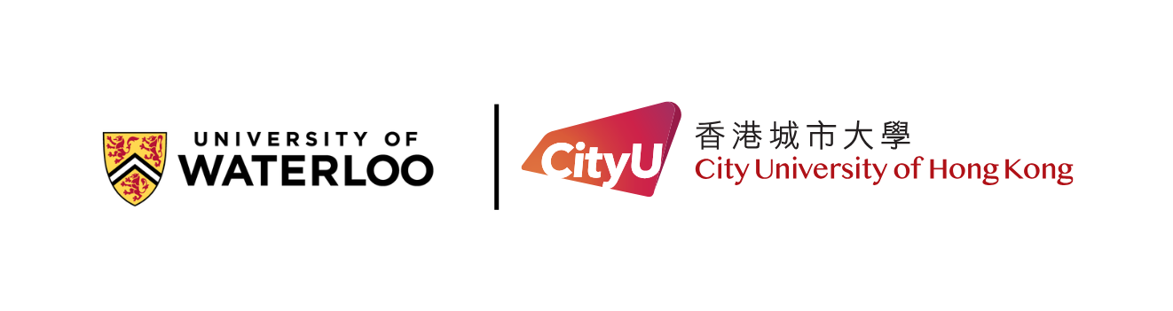 Combined City University of Hong Kong and University of Waterloo logo